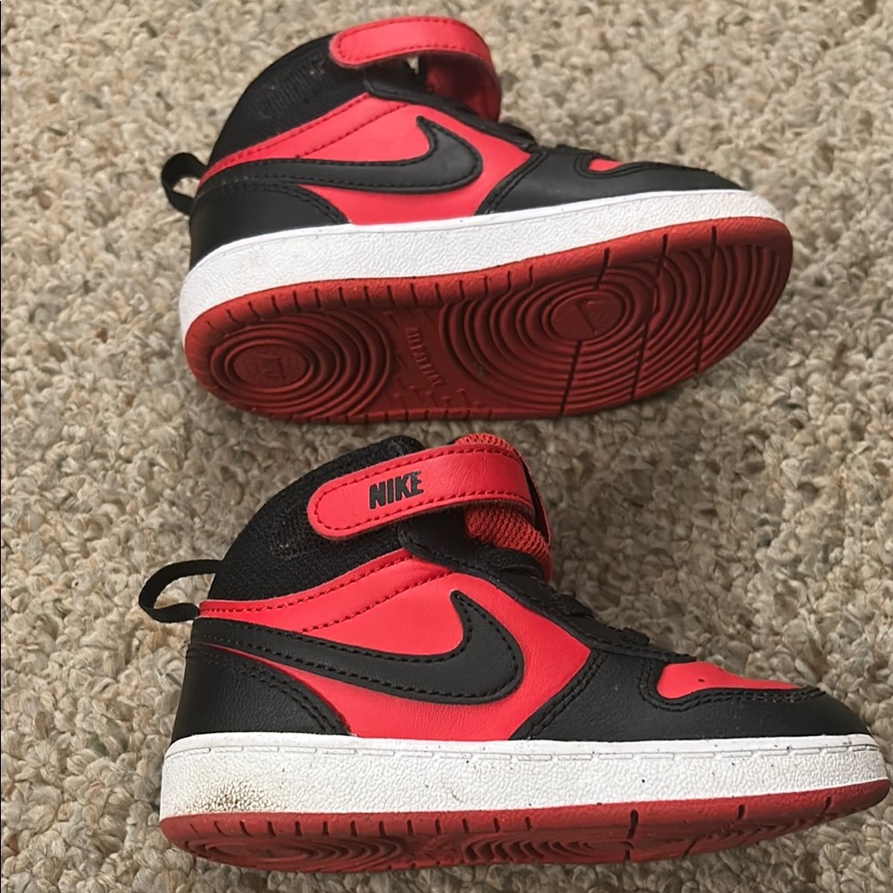 Nike Red and Black Sneakers Iconic Design